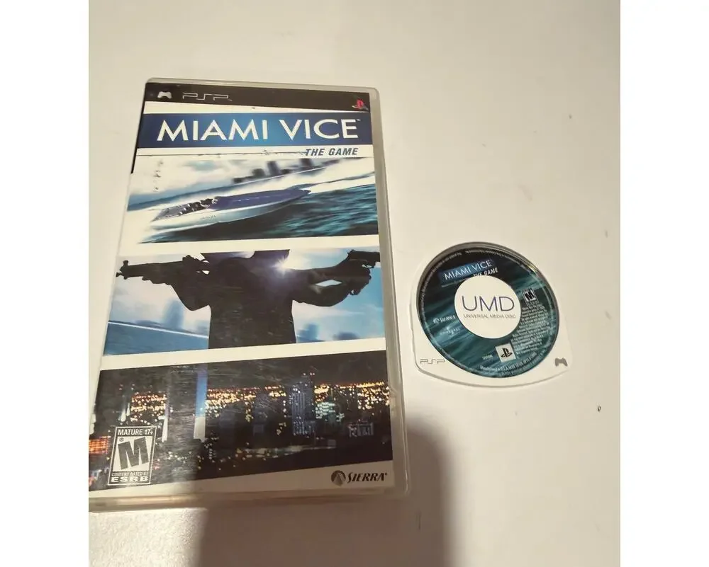 Miami Vice The Game Sony PSP Complete Tested Playstation Portable CIB w/Manual